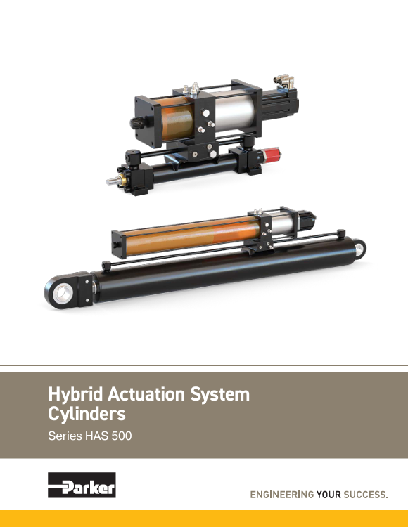 Parker Hybrid Actuation System Cylinders Catalog Cover